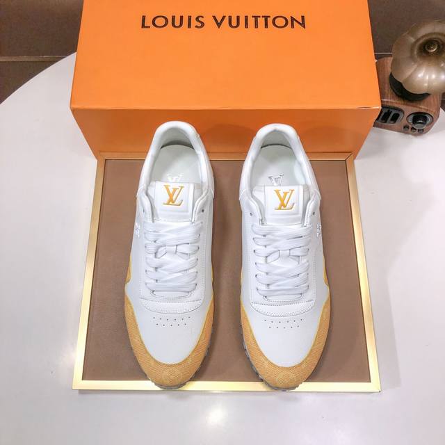 工厂 Louis Vuitton 原单 新款lv路易威登 * 顶级版本 Lv经典潮鞋！选用进口原版牛皮 水染牛皮内里.原版耐磨橡胶大底！高品质精品！码数38-4