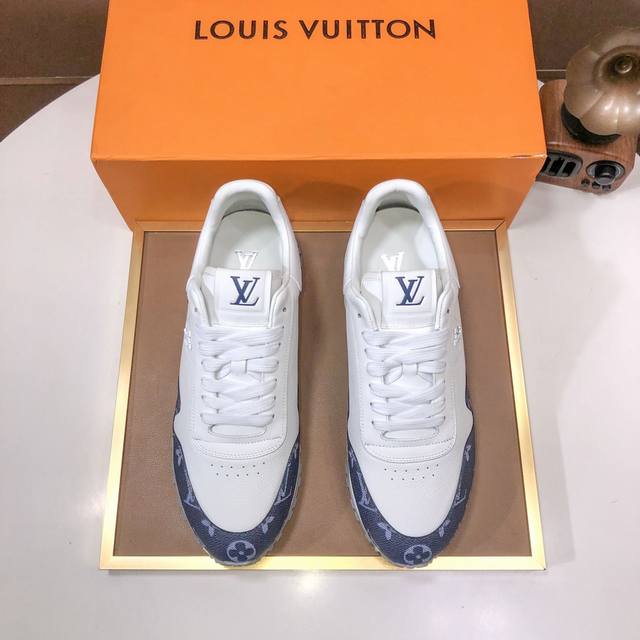 工厂 Louis Vuitton 原单 新款lv路易威登 * 顶级版本 Lv经典潮鞋！选用进口原版牛皮 水染牛皮内里.原版耐磨橡胶大底！高品质精品！码数38-4