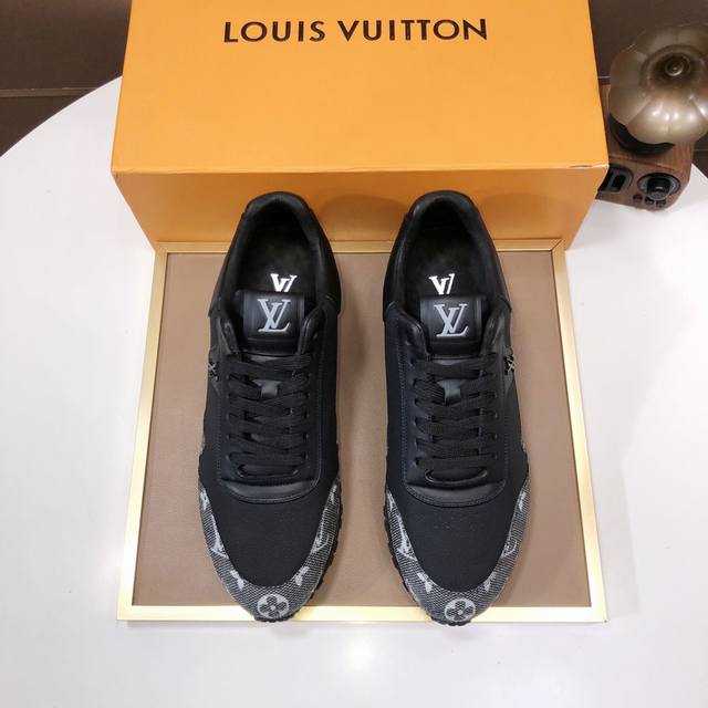 工厂 Louis Vuitton 原单 新款lv路易威登 * 顶级版本 Lv经典潮鞋！选用进口原版牛皮 水染牛皮内里.原版耐磨橡胶大底！高品质精品！码数38-4