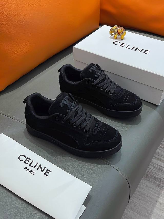 商品名称：Celine 赛琳正规码数: 38-44 休闲鞋商品材料：精选 牛皮鞋面，柔软羊皮 内里；原厂大底