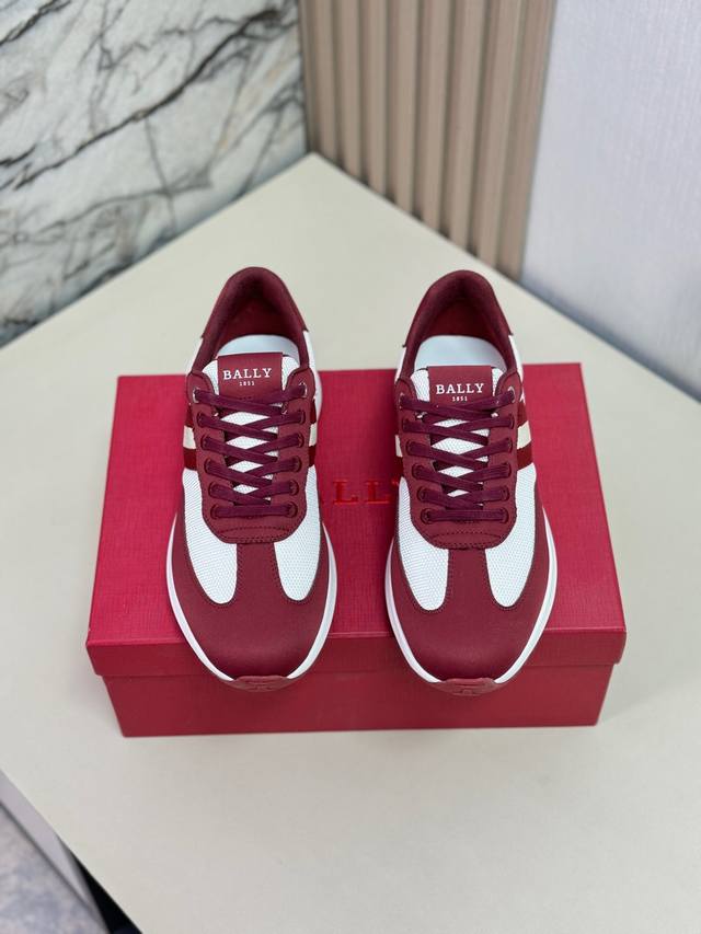 Bally -Size： 38-44 45定做Bally 巴利 春夏休闲鞋 百搭现代风格！多种配色～均花血本购入原版1:1精准复刻、细节配以vibram Meg