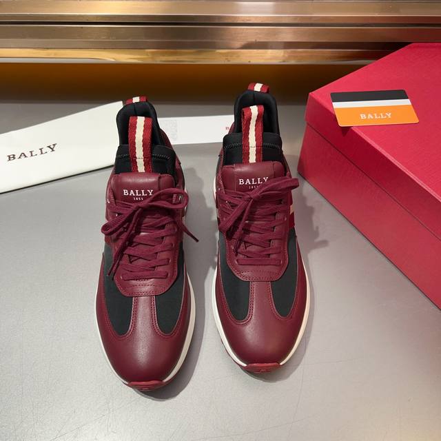 Bally 顶级 -Size： 38-44 45定做Bally 巴利 春夏休闲鞋 百搭现代风格！多种配色～均花血本购入原版1:1精准复刻、细节牛皮革配以vibr