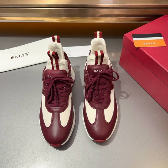 Bally 顶级 -Size： 38-44 45定做Bally 巴利 春夏休闲鞋 百搭现代风格！多种配色～均花血本购入原版1:1精准复刻、细节牛皮革配以vibr