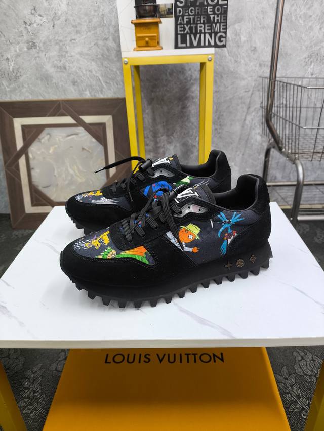 Louis Vuitton 路易威登 顶级代购男士最新专柜同步发售，意大利进口原版品牌▲▲丝绸小牛皮 凸显高端 贵气 档次 做工考究 意大利进口水染牛皮内里 鞋