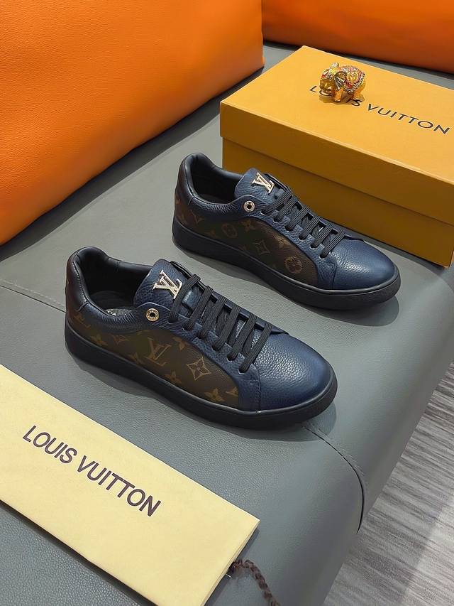 商品名称：Louis Vuitton 路易 威登正规码数: 38-44 休闲鞋商品材料：精选 牛皮鞋面，柔软羊皮内里；原厂大底