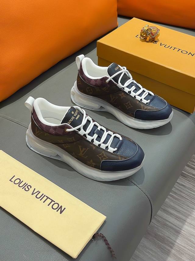 商品名称：Louis Vuitton 路易 威登正规码数: 38-44 休闲鞋商品材料：精选 牛皮鞋面，柔软羊皮内里；原厂大底