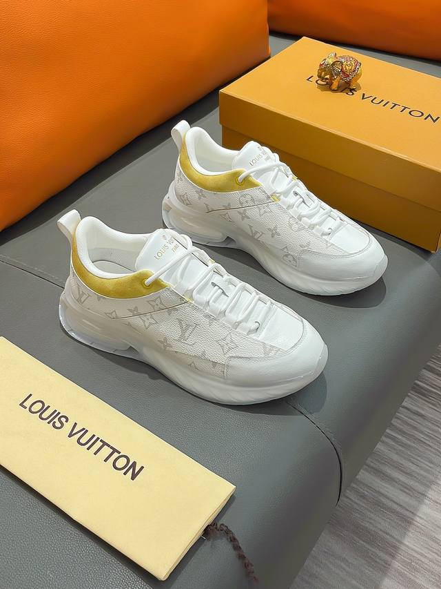 商品名称：Louis Vuitton 路易 威登正规码数: 38-44 休闲鞋商品材料：精选 牛皮鞋面，柔软羊皮内里；原厂大底