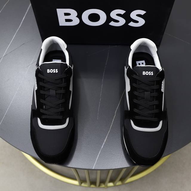 出厂价： Boss 潮流新款上市 官网同款 专柜品质 原版针织工艺 舒适透气内里 做工精细 进口原版用料 原版楦型 上脚舒适 橡胶组合耐磨轻便大底码:38-44