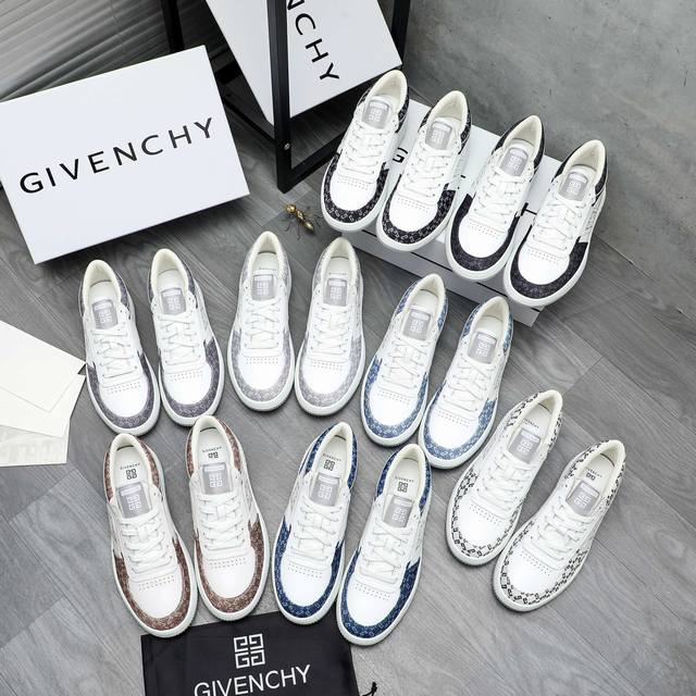 商品商标：Givenchy 纪梵希 休闲鞋正码码数: 38-44商品材料：精选牛皮拼接鞋面 网内里 牛皮鞋垫 原版大底